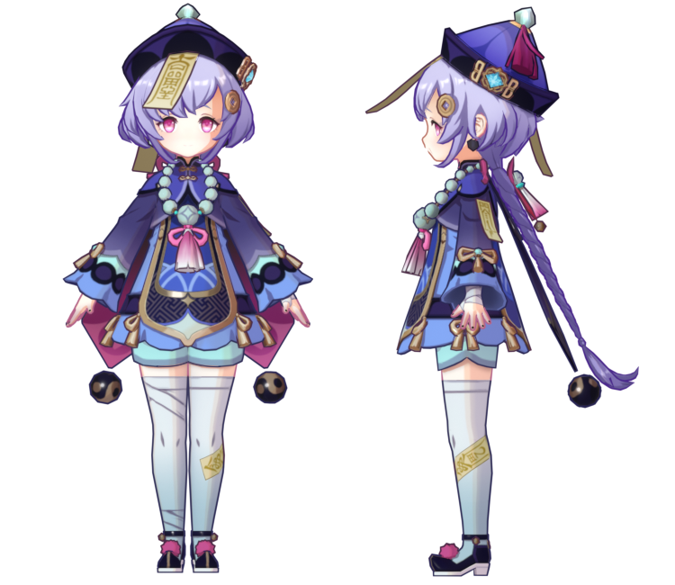 Genshin Impact Qiqi 3D STL Model