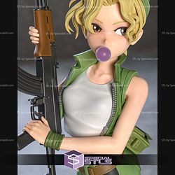 Eri Kasamoto Metal Slug 3D Printer Files STL Model