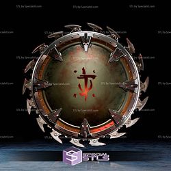 Cosplay STL Files Doom Dark Ages Shield V2 3D Model