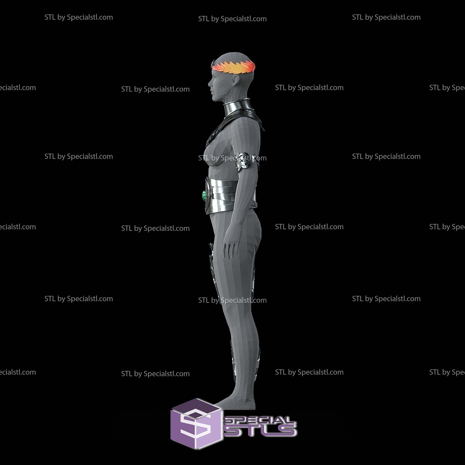 Cosplay STL Files Hades 2 Melinoe Armor 3D Model — view 2