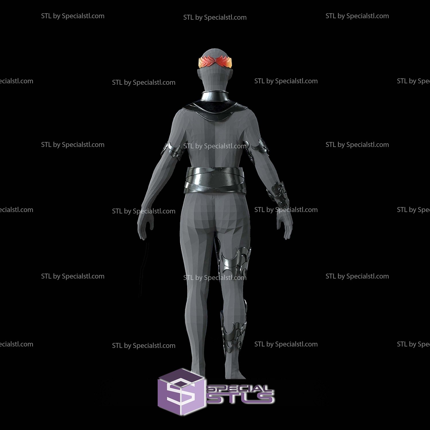 Cosplay STL Files Hades 2 Melinoe Armor 3D Model — view 3