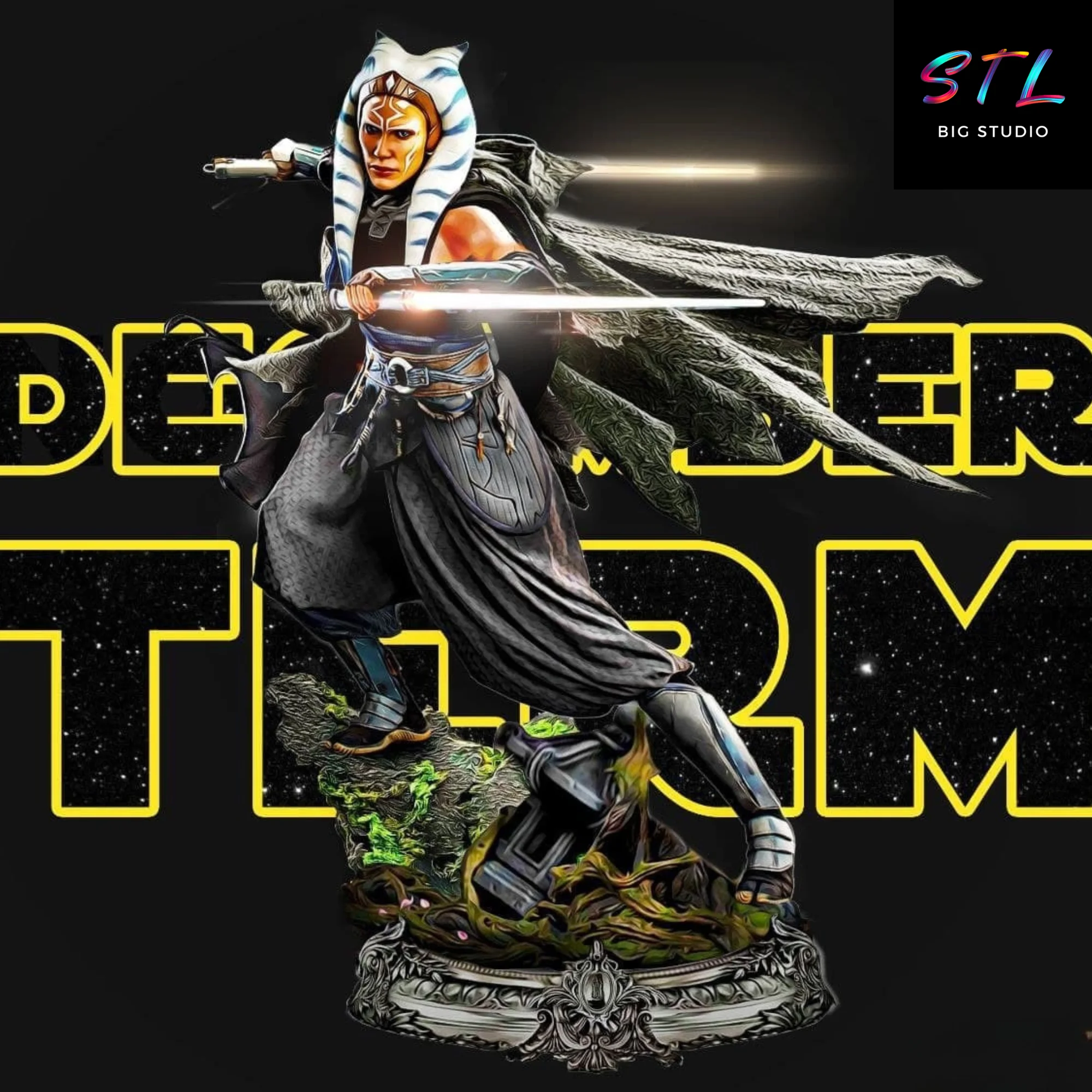 Anakin Skywalker Podracer STL | Star Wars | 3D Printable Figure Model — view 8