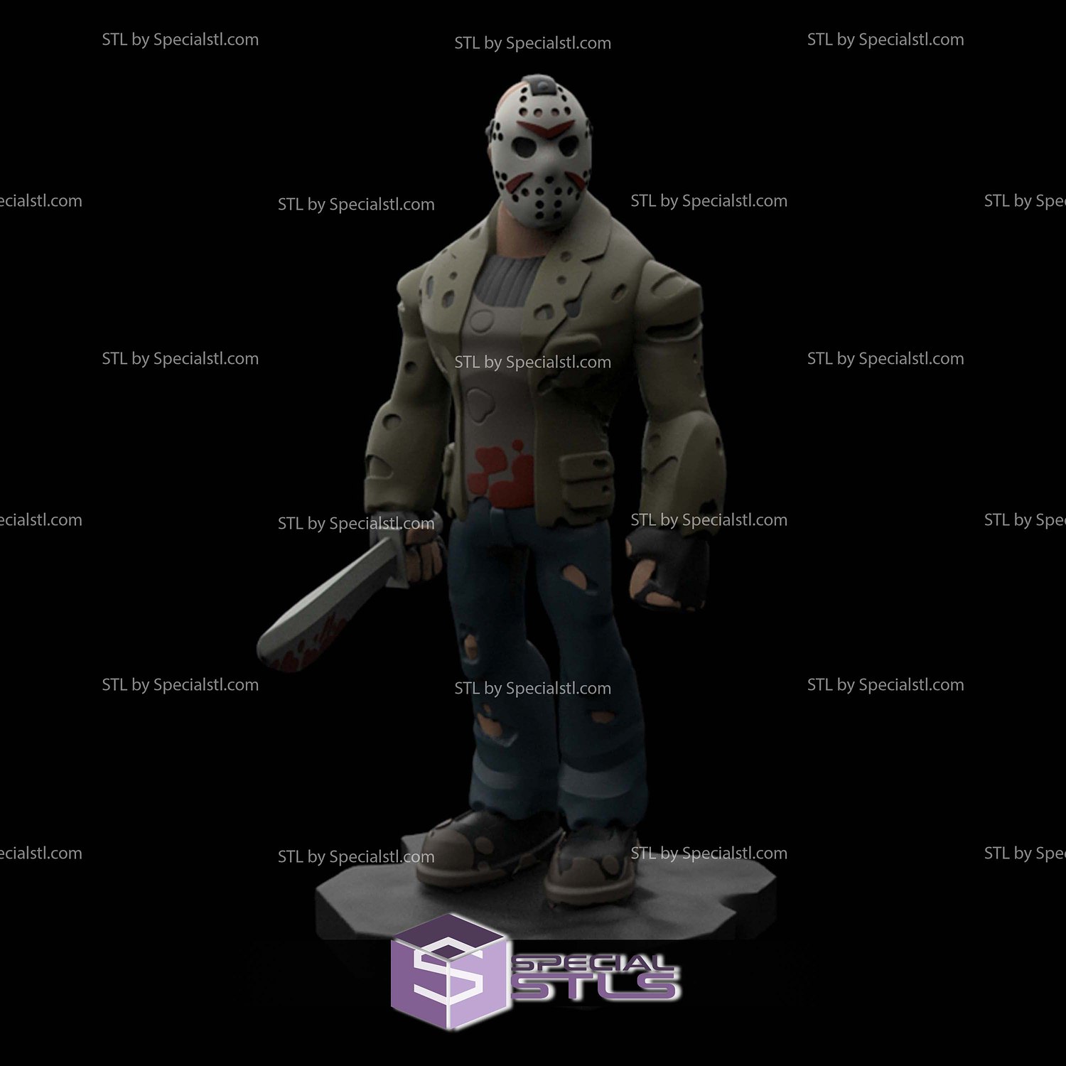 Disney Infinity Style STL Collection - Jason Voorhees 3D Model — view 2