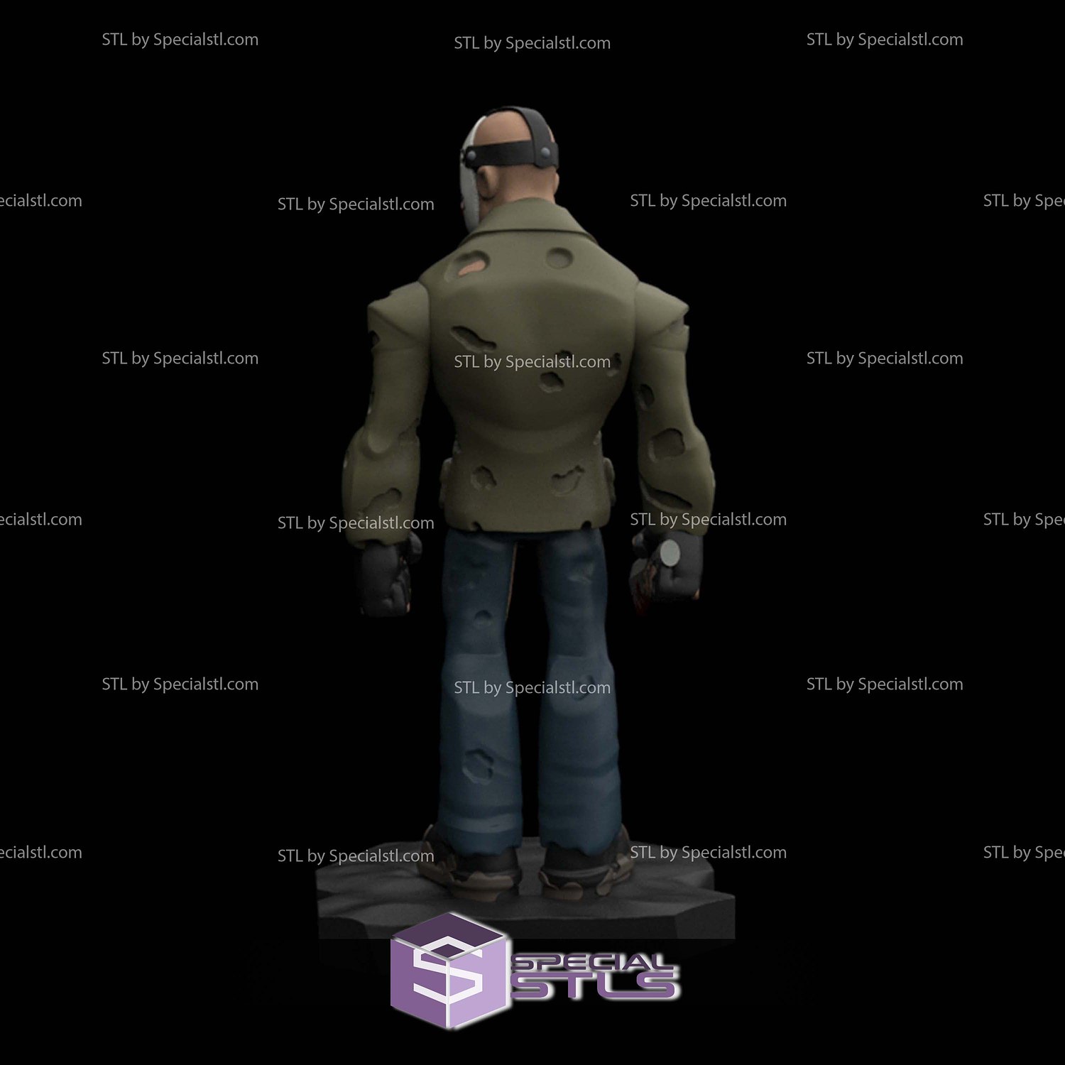 Disney Infinity Style STL Collection - Jason Voorhees 3D Model — view 5