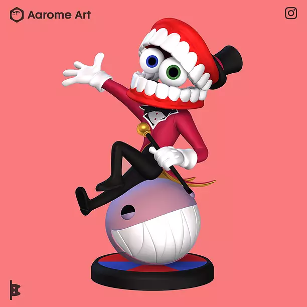 Caine The Amazing Digital Circus 3D STL Model