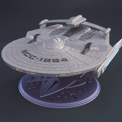 USS Reliant 3D Printing Model | Assembly STL Model