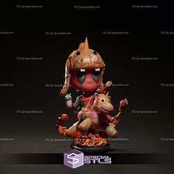 Pocket Players Collection - Deadpool Unicorn 3D STL Model