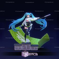 Hatsune Miku Racing Edition 3D Printer Files STL Model