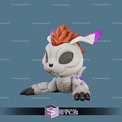 Gomamon Digimon Chibi STL Files 3D Model