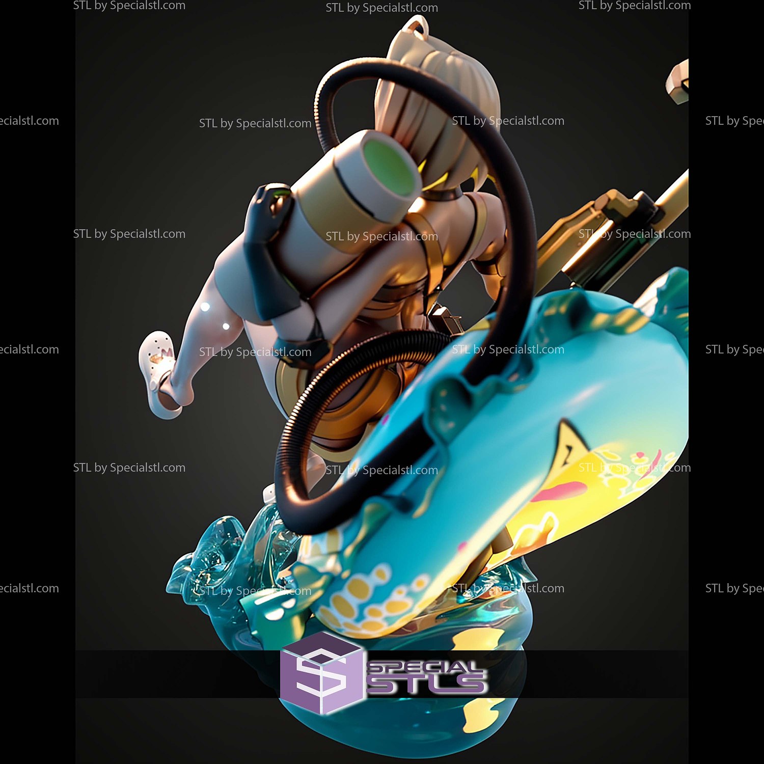 Electric Shock Elegg Nikke 1 7 STL Files 3D Model — view 3