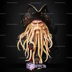 Davy Jones Bust 3D Printer Files STL Model