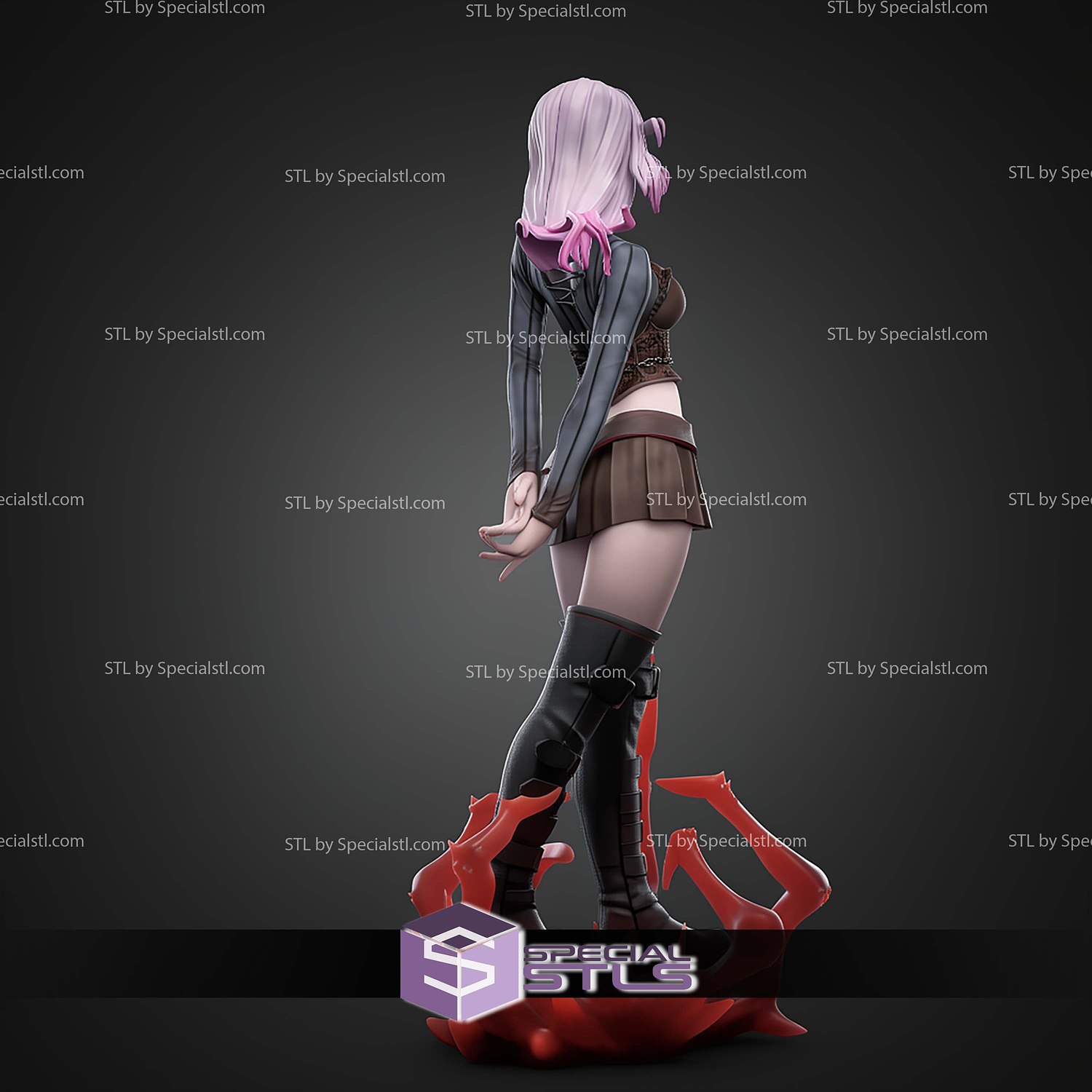 Sable Ward Dead By Daylight 289mm STL Files 3D Model — view 7