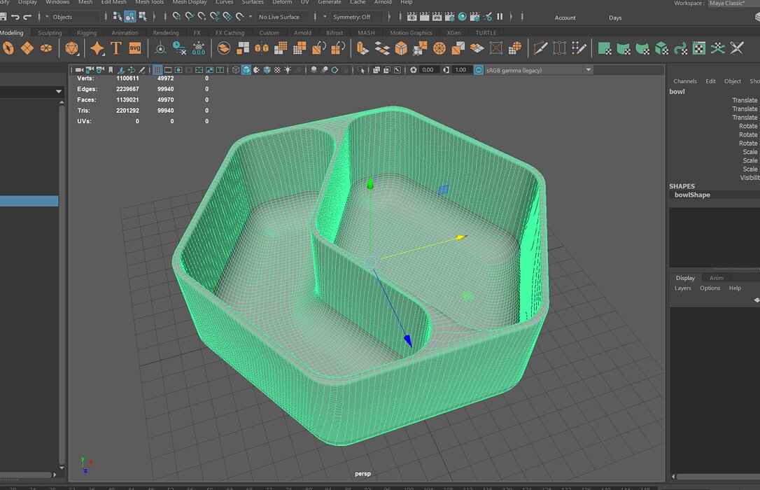 Cute alien storage box     Organizer with lid    3D printable STL Model — view 4