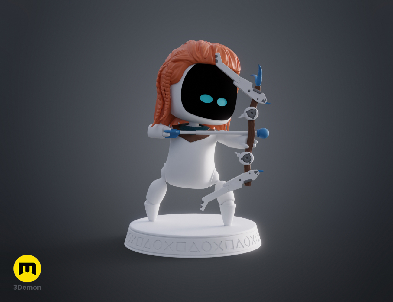 Astro Bot - Aloy Horizon 3D STL Model