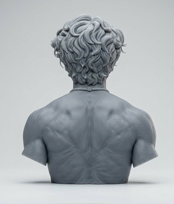 Gattouz bust 3D 3DM Model — view 6