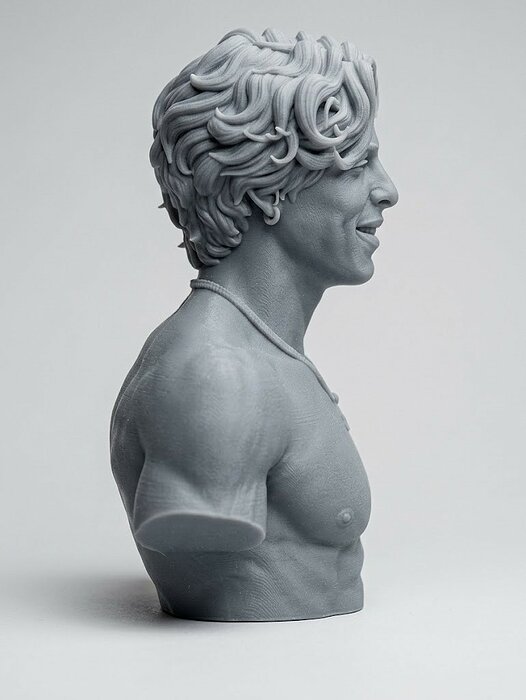 Gattouz bust 3D 3DM Model — view 7