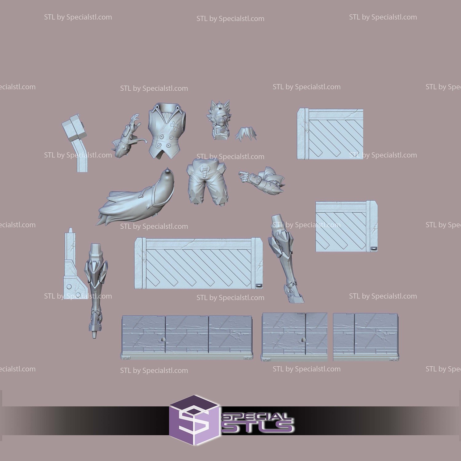 Von Lycaon ZZZ on Base 3D Printer Files STL Model — view 6