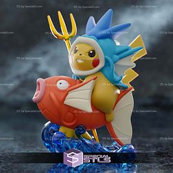 Basic Pokemon Collection - Magikarp and Pikachu 3D STL Model