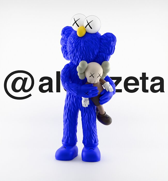 Kaws Take for Print 3D BLEND Model — view 4