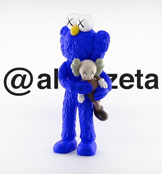 Kaws Take for Print 3D BLEND Model — view 5