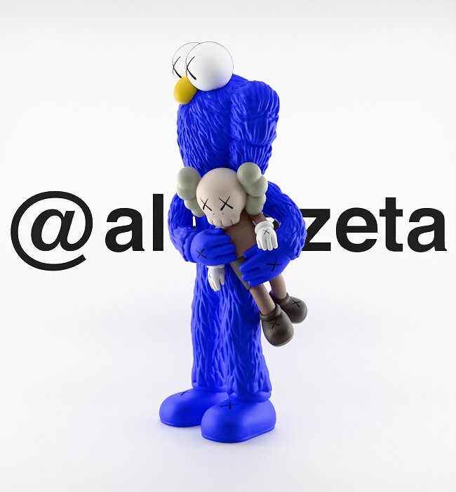 Kaws Take for Print 3D BLEND Model — view 8