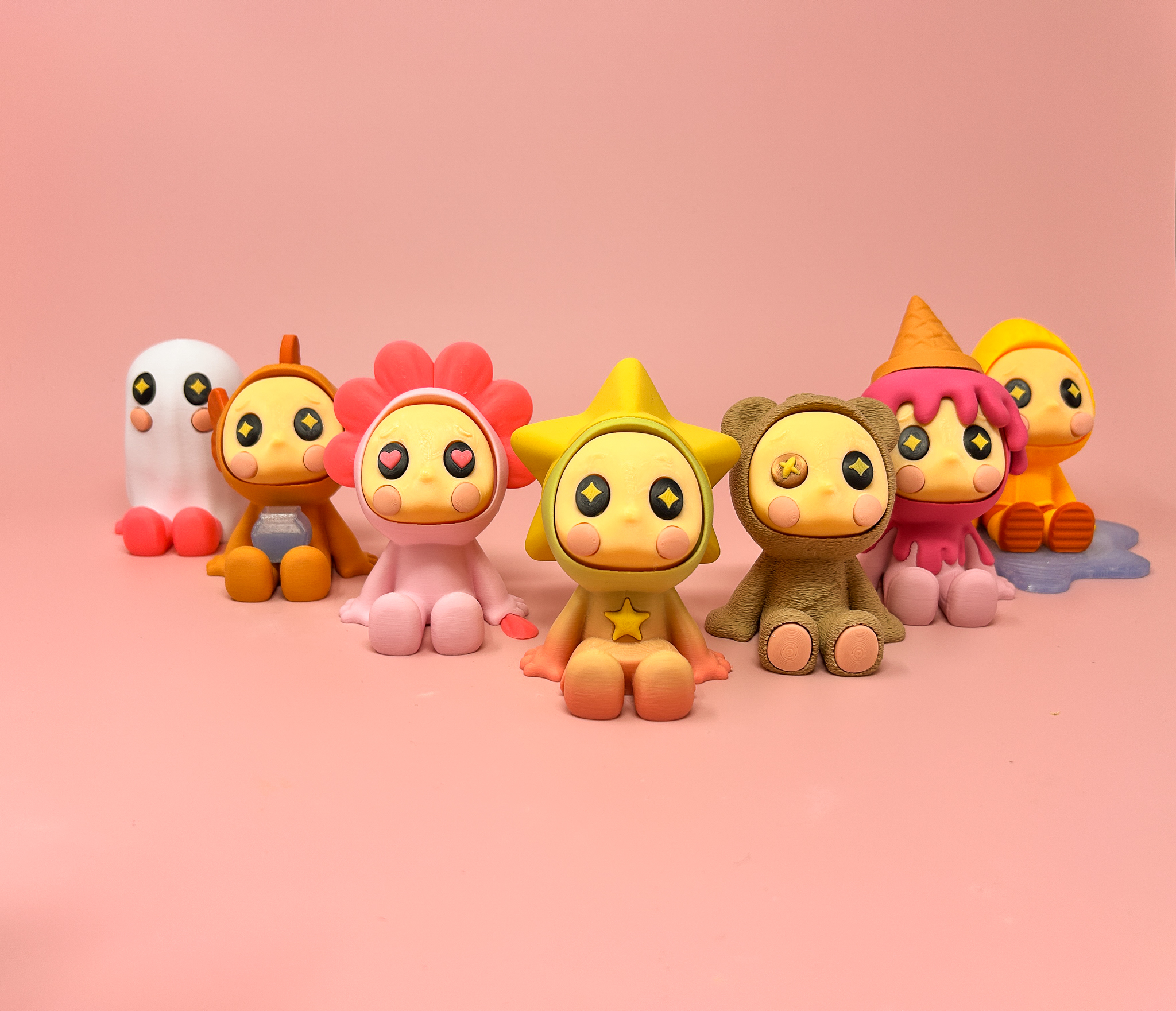 Still Looking - Bittersweet Creatures - Cute Goldfish Collectible Figure, Mystery Box, Blind Box 3D STL Model — view 8