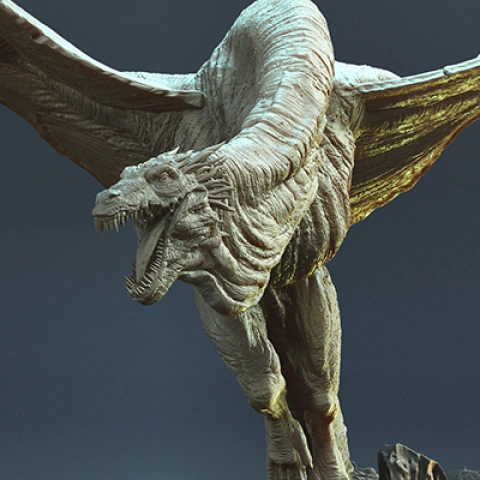 Vhagar Dragon 3D Printer Files | Assembly STL Model