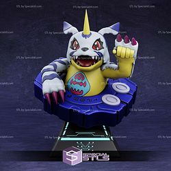 Gabumon Digimon V3 STL Files 3D Model