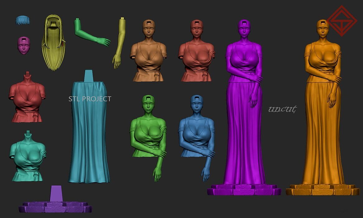 Ymir Fritz 3D STL Model — view 4