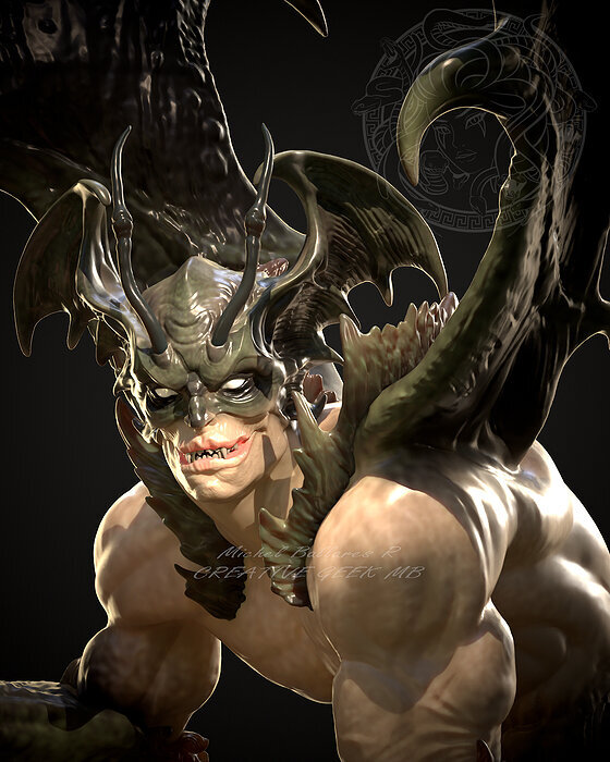 DEVILMAN BY CREATIVE GEEK MB 3D STL Model — view 2
