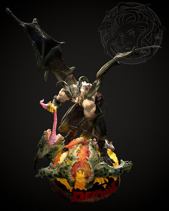 DEVILMAN BY CREATIVE GEEK MB 3D STL Model — view 4