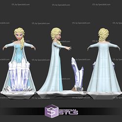 Elsa Cellphone Holder 3D Printer Files STL Model