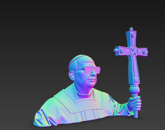 PopeLeo XIV 3D STL Model
