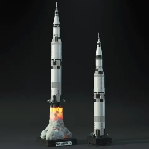 Apollo 11 Saturn V 3D Printer Files | Assembly STL Model