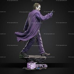 The Clown Joker Heath Ledger 376mm STL Files 3D Model