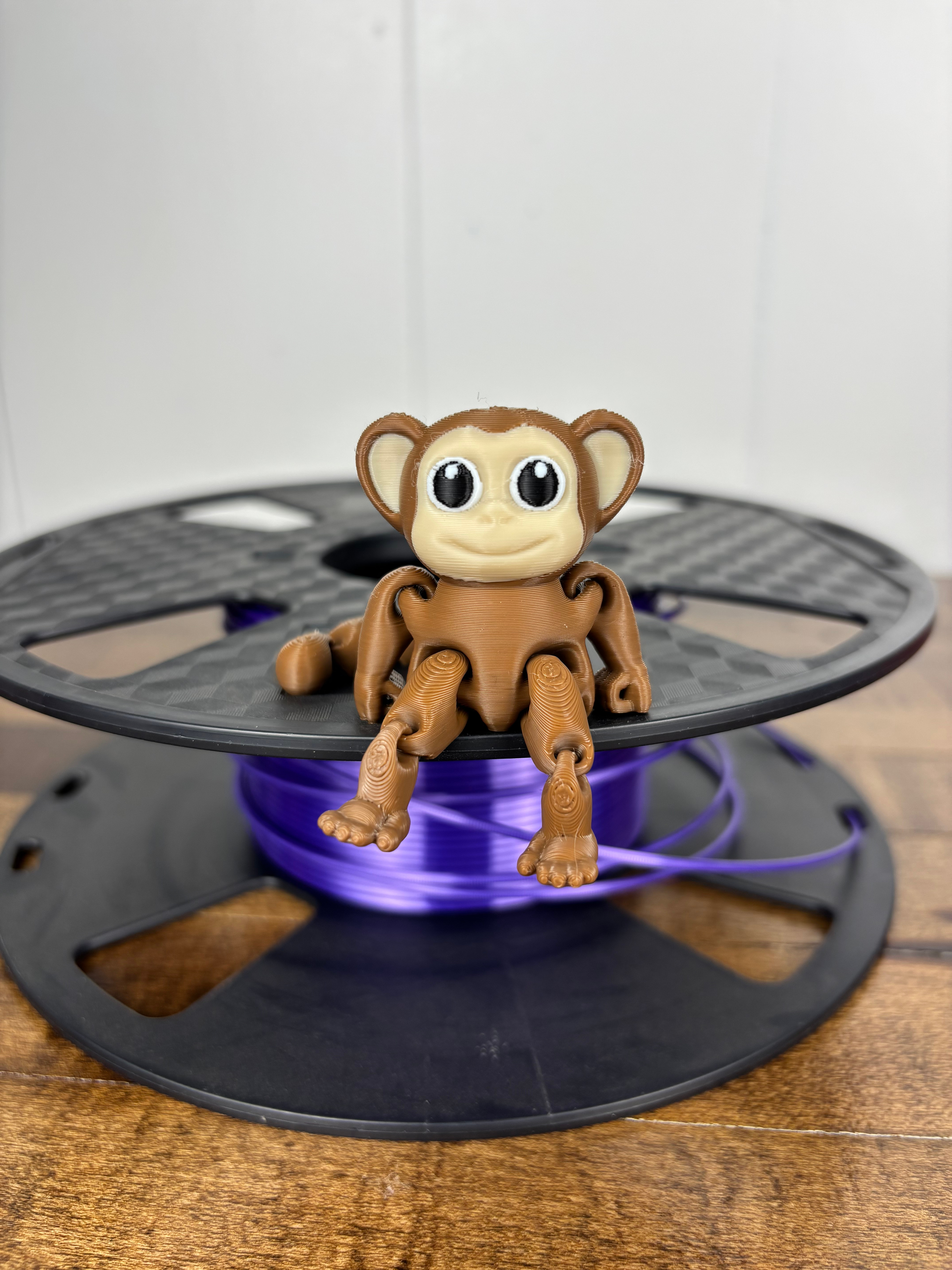 Monkey Sitting 3D 3MF Model