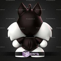 Sylvester Kawaii Version STL Files 3D Model