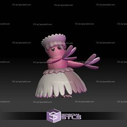 Pokemon STL Collection Oricorio Pau 3D Model