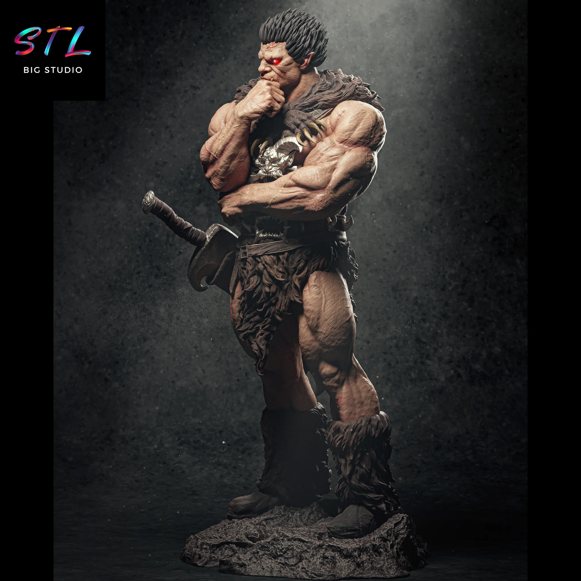 Zodd STL | Berserk | 3D Figure to Print Model — view 2