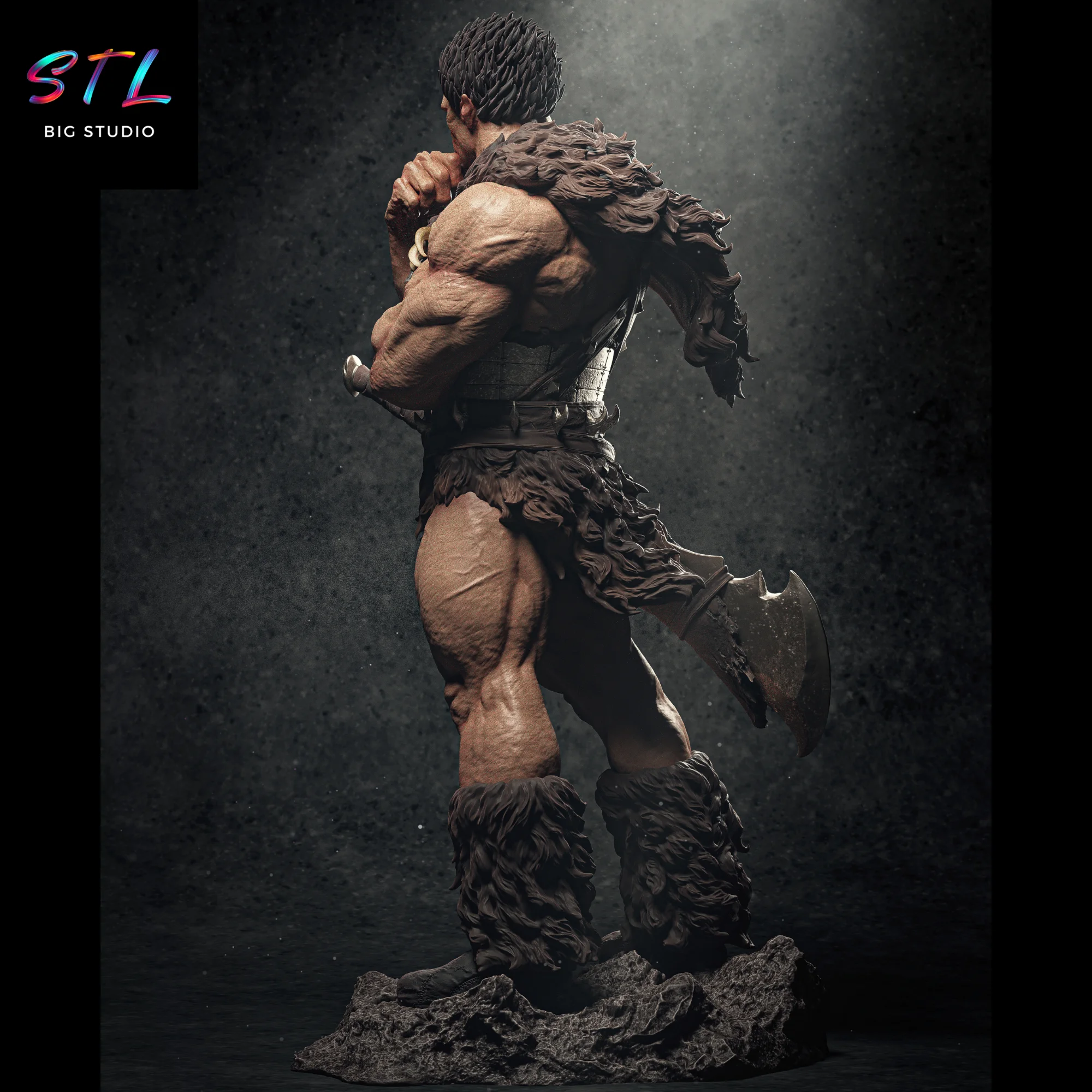 Zodd STL | Berserk | 3D Figure to Print Model — view 3