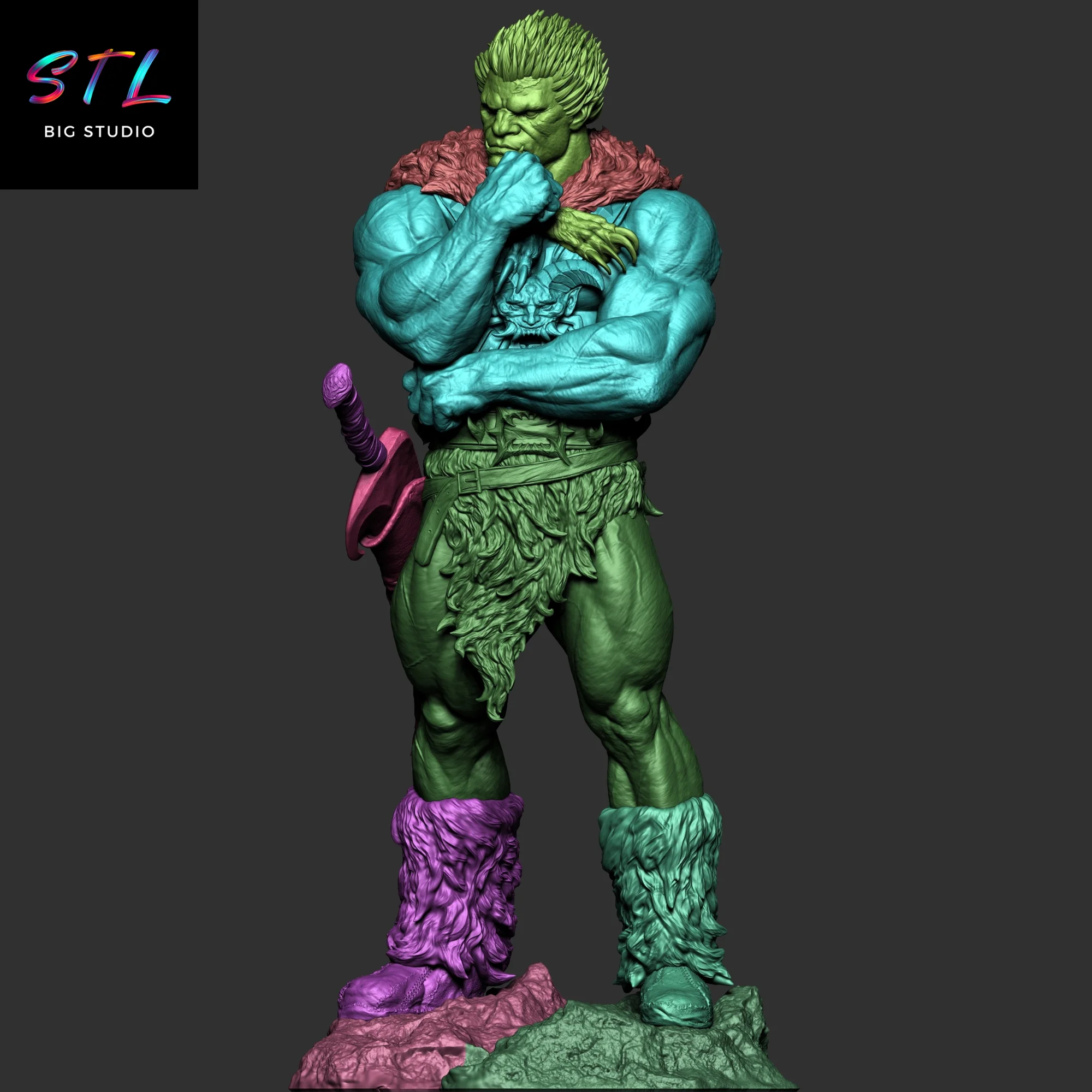 Zodd STL | Berserk | 3D Figure to Print Model — view 5