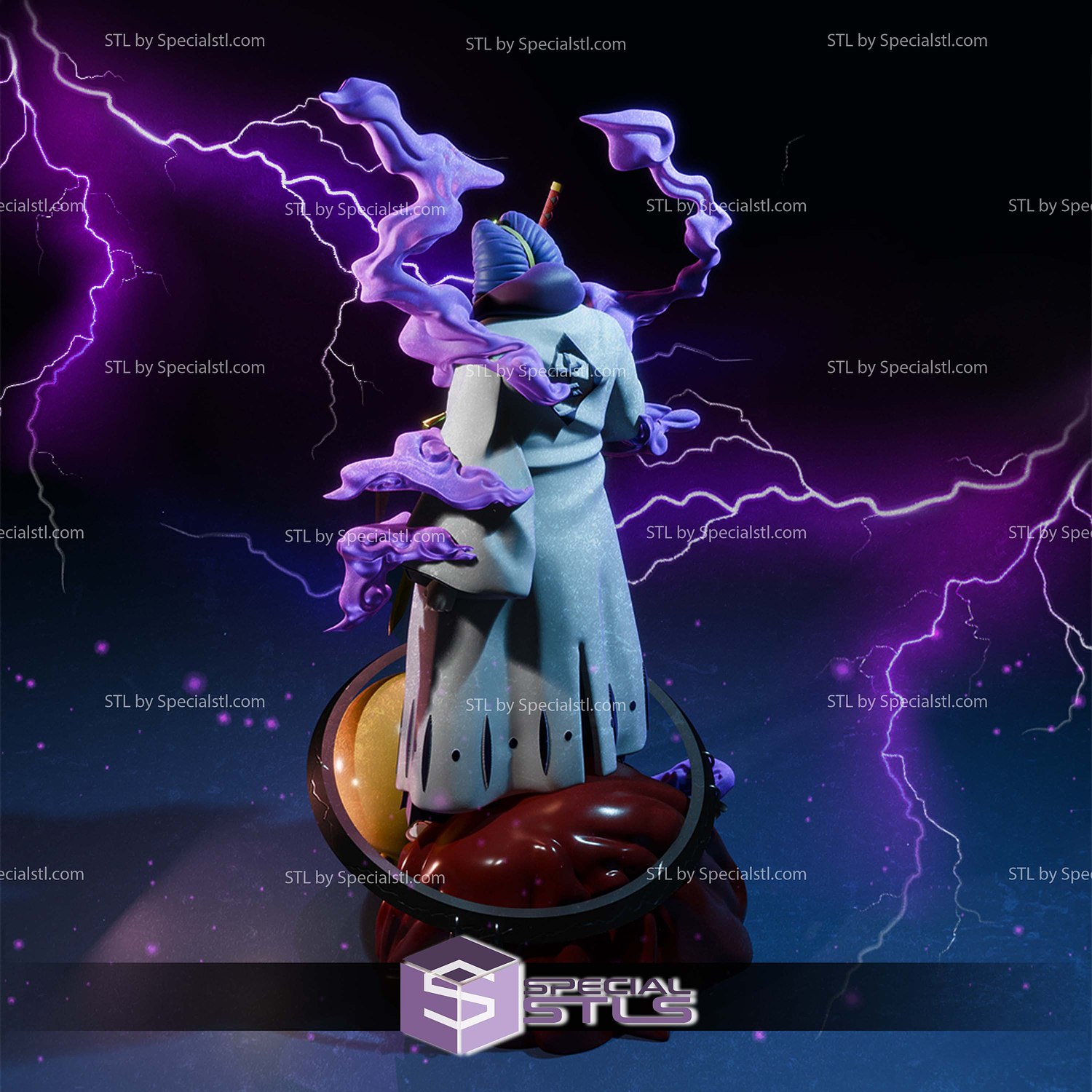 Mayuri Kurotsuchi Bleach STL Printer Files 3D Model — view 4