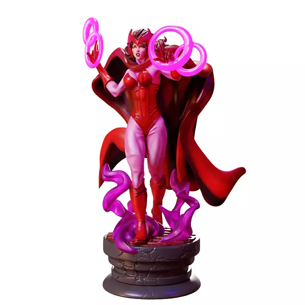 Wanda Maximoff X-men 3D STL Model