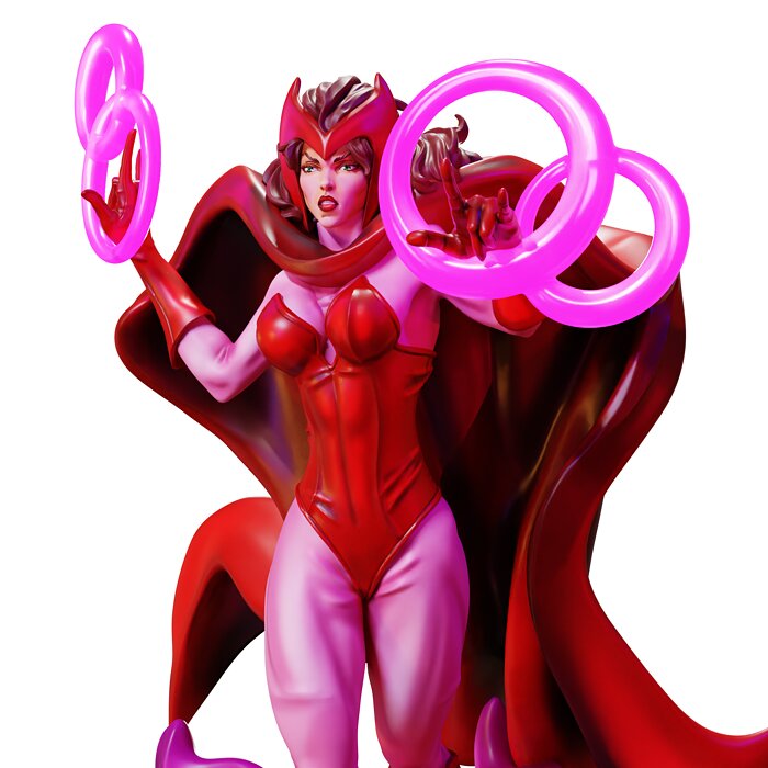 Wanda Maximoff X-men 3D STL Model — view 2