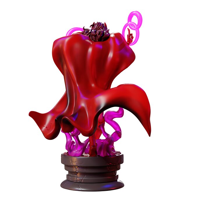 Wanda Maximoff X-men 3D STL Model — view 4
