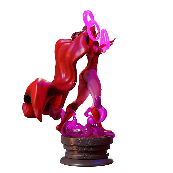 Wanda Maximoff X-men 3D STL Model — view 5