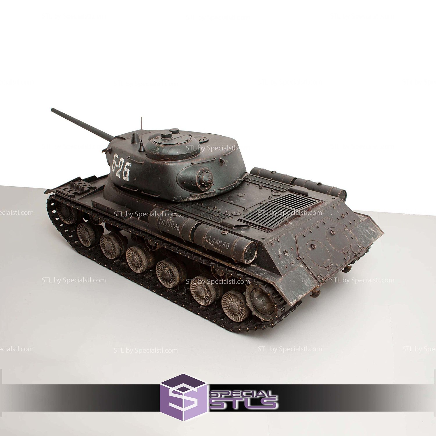 IS-1 Joseph Stalin tank STL Files 3D Model — view 2
