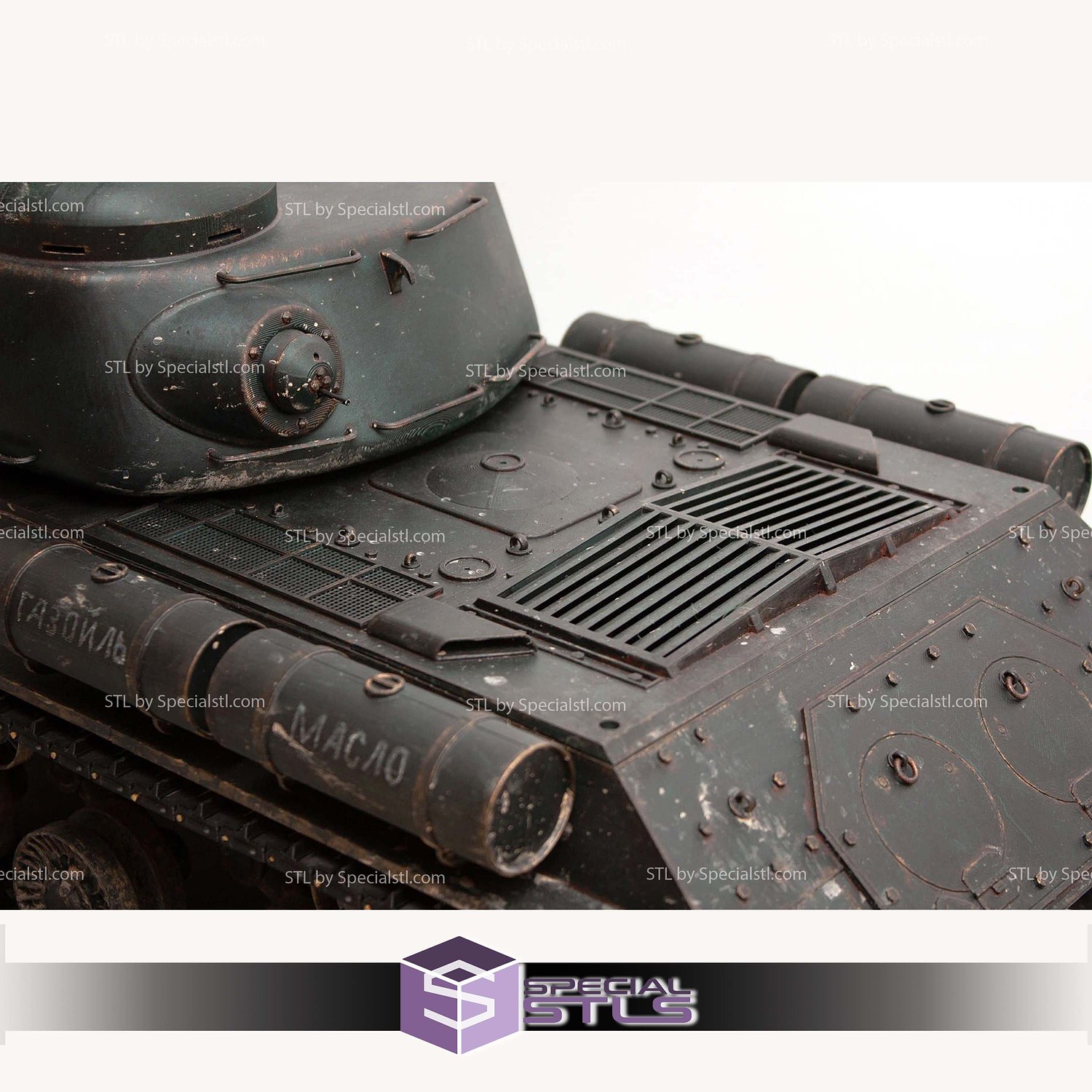 IS-1 Joseph Stalin tank STL Files 3D Model — view 3