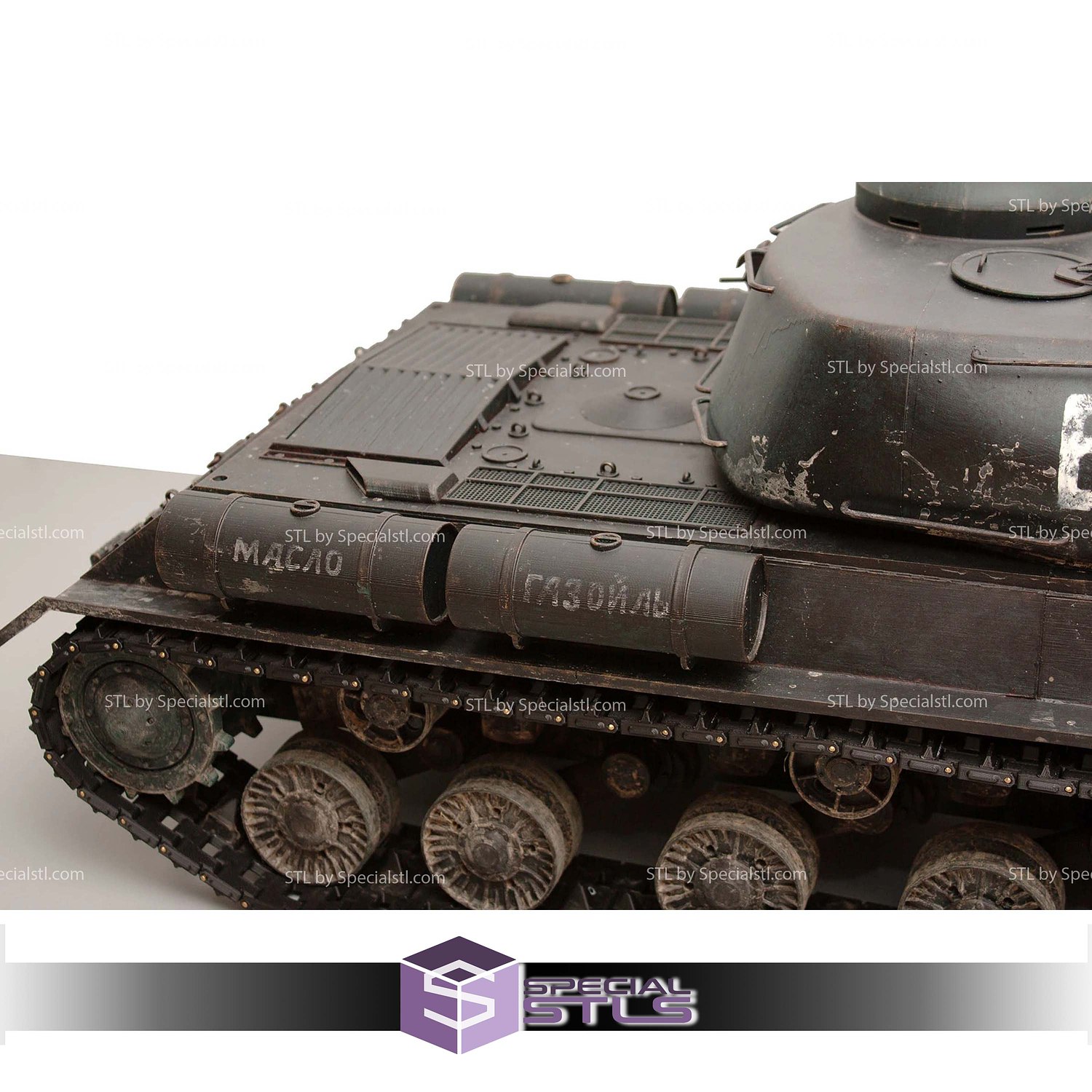 IS-1 Joseph Stalin tank STL Files 3D Model — view 6