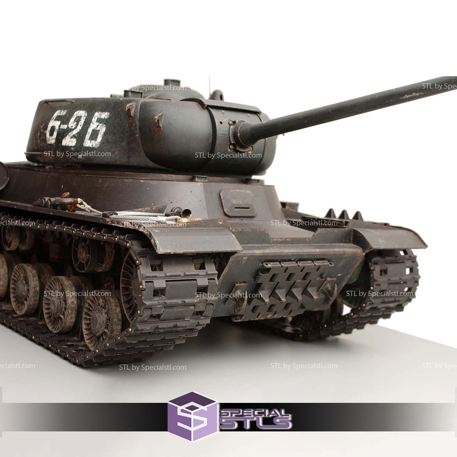 IS-1 Joseph Stalin tank STL Files 3D Model — view 7